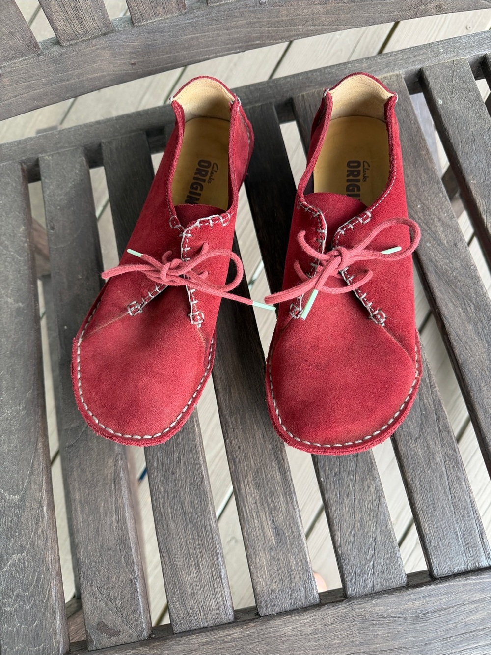 Clark’s suede leather moccasin shoes - Picture 2 of 8